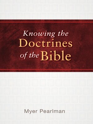cover image of Knowing the Doctrines of the Bible